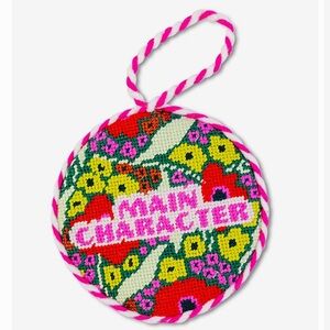 FURBISH STUDIO - NEW WITH TAGS Colorful Needlepoint Ornament